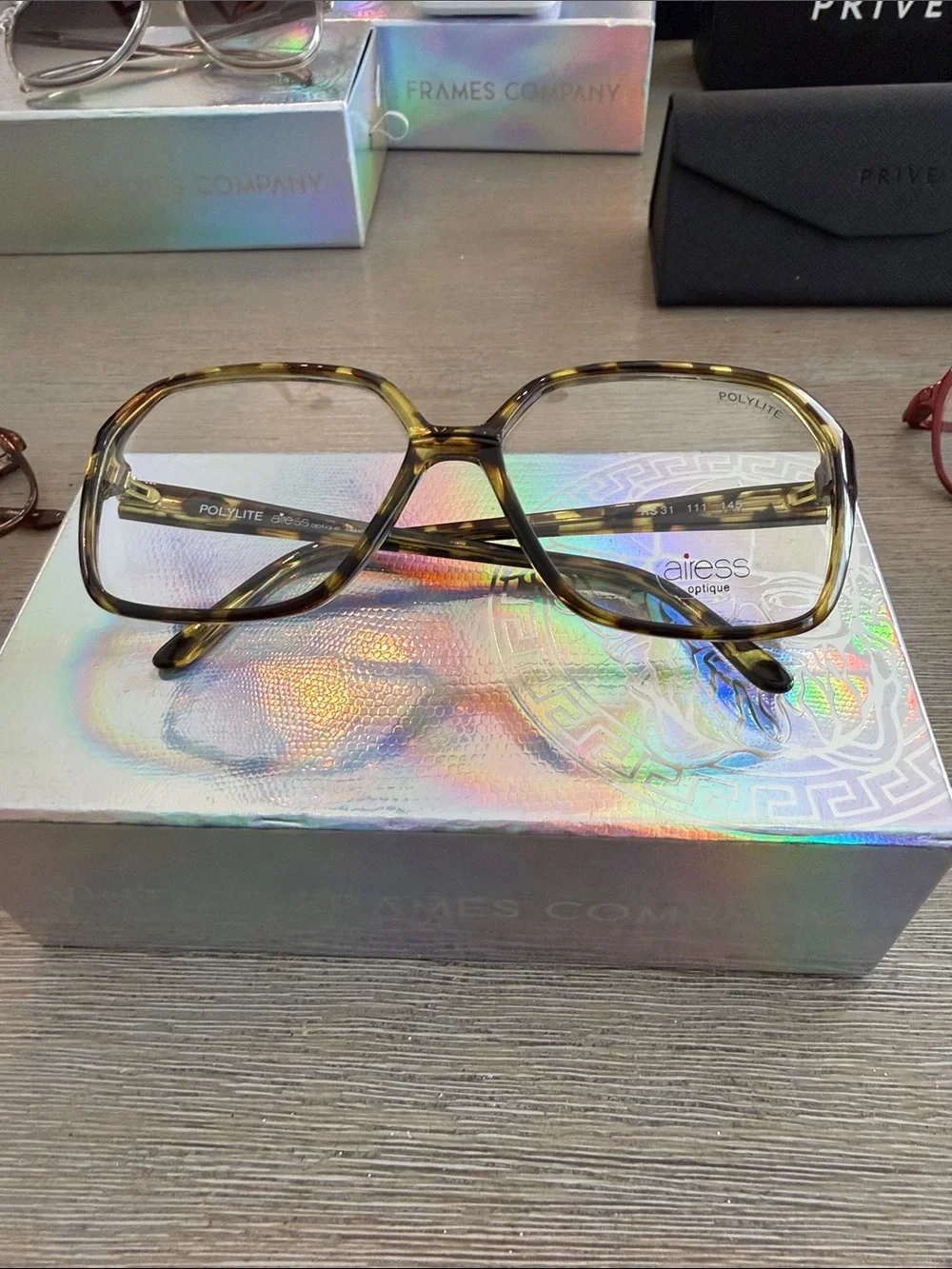 Tortoiseshell Women's Oversized Square Glasses - Brown